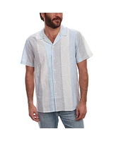 Px Men's Clothing Striped Linen Cotton Shirt