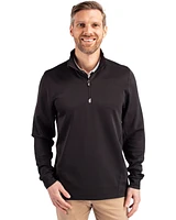 Cutter & Buck Men's Traverse Stretch Quarter Zip Pullover Jacket