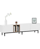 Modern 80" Tv Stand with Large Storage