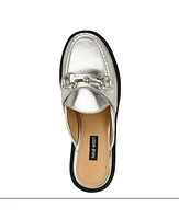 Nine West Women's Duntal Slip-On Round Toe Casual Loafer Mules