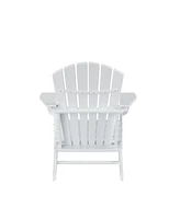 All-Weather Contoured Outdoor Poly Adirondack Chair