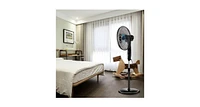 Slickblue 16" Adjustable Oscillating Pedestal Stand Fan