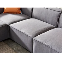 Simplie Fun Modular Sofa L Shaped With Convertible Ottoman Chaise