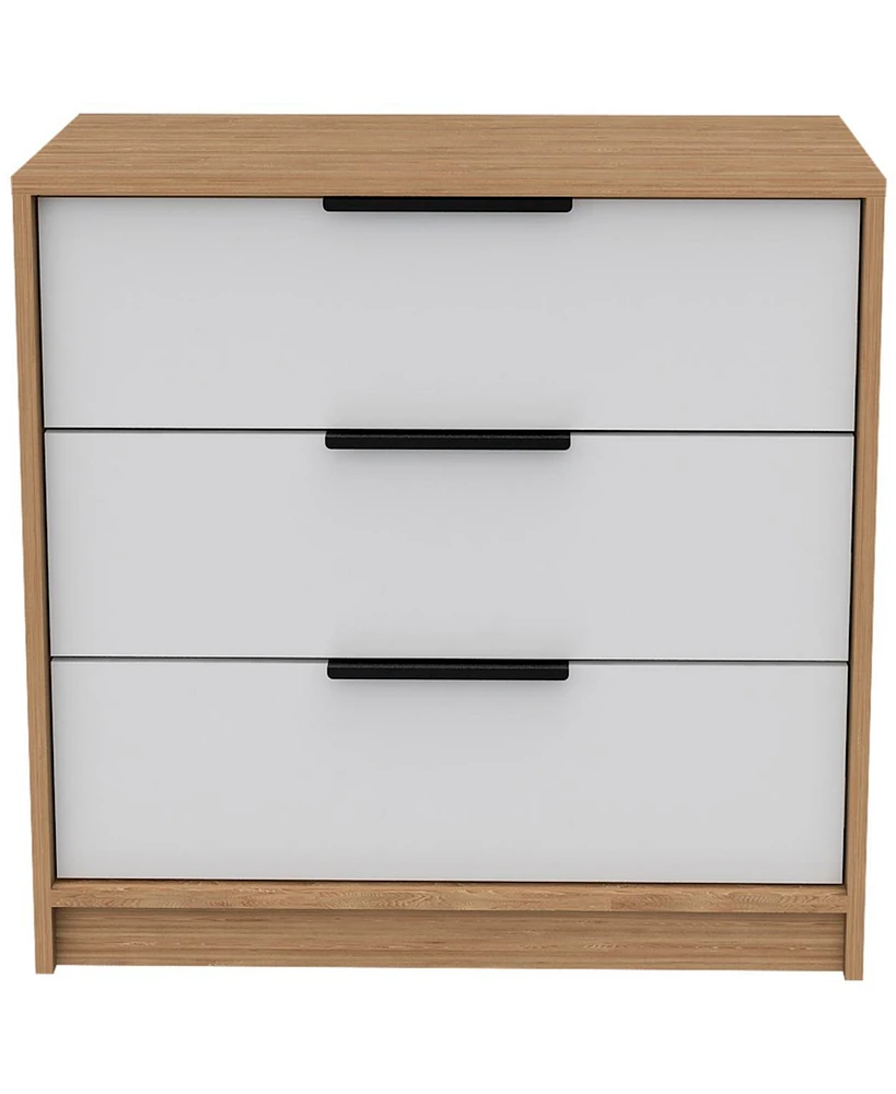 Kaia 3 Drawers Dresser, Superior Top - White Pine
