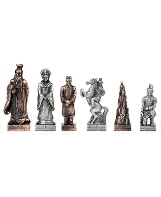 We Games Chinese Qin Themed Chess Pieces - Pewter