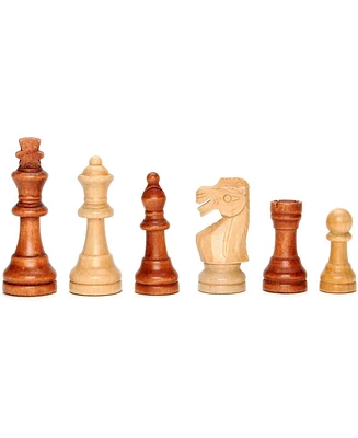We Games Staunton Wooden Weighted Chess Pieces, 3.75 in. King