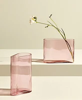 Nude Glass Mist Short Vase