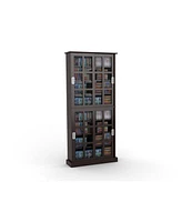 Simplie Fun Cabinet-Atlantic Window Panes Media 720/Espresso