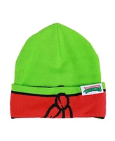 Teenage Mutant Ninja Turtles Men's Tmnt Rolldown Raph Adult Mesh Eye Green Beanie