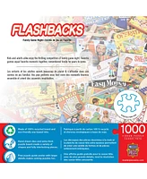 Masterpieces Flashbacks - Family Game Night 1000 Piece Jigsaw Puzzle