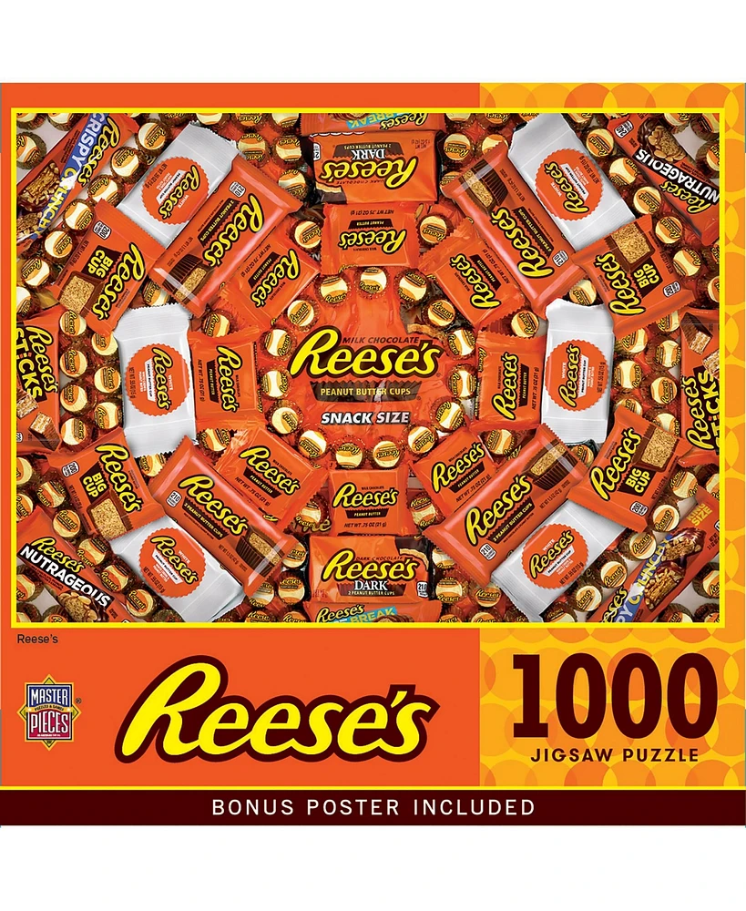 Masterpieces Hershey's Reese's - 1000 Piece Jigsaw Puzzle for Adults