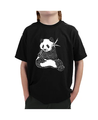 La Pop Art Boys Word T-shirt - Endangered Species