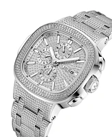 Jbw Men's Diamond (1/5 ct. t.w.) Watch in Stainless-steel 48mm