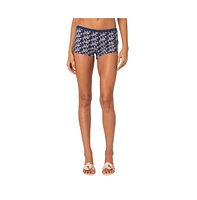 Edikted Women's Flower Power Micro Shorts