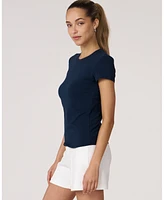 Rebody Active Women's Essentials Fitted Short Sleeve Top