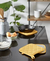 Design Imports Basic Kitchen Collection, Quilted Terry, Honey Gold, Potholder
