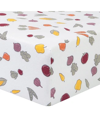 Trend Lab Farmers Market Deluxe Flannel Fitted Crib Sheet by