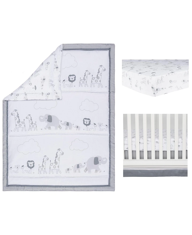 Sammy & Lou Follow the Leader 4 Piece Crib Bedding Set