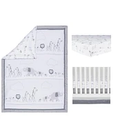 Sammy & Lou Follow the Leader 4 Piece Crib Bedding Set