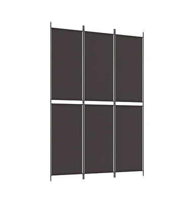 vidaXL 3-Panel Room Divider 59.1"x86.6" Fabric