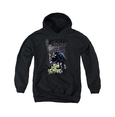 Batman Boys Youth Cover Pull Over Hoodie / Hooded Sweatshirt