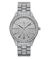 Jbw Women's Cristal Diamond (1/8 ct.t.w.) Stainless Steel Watch