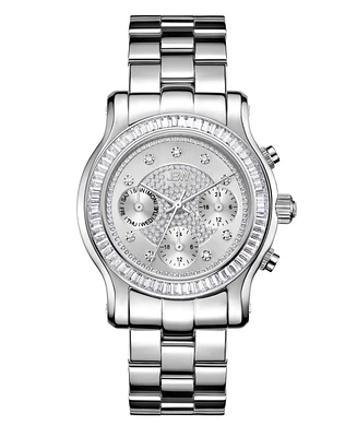 Jbw Women's Laurel Diamond (1/10 ct.t.w.) Stainless Steel Watch