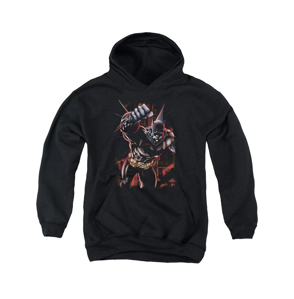 Batman Boys Youth Crimson Knight Pull Over Hoodie / Hooded Sweatshirt