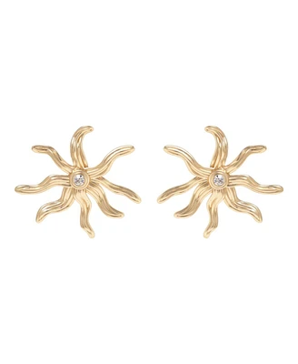 Mignonne Gavigan Bettina Earrings Brushed Gold