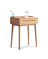 Dresser Bistro Table dresser 100% solid table desk top table dresser compact dresser accessories storage width 60cm storage drawer natural wood natura