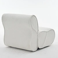 Comfortable Velvet Recliner with Waist Pack Padding