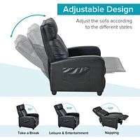 Streamdale Furniture Recliner and Sofa with Lumbar Support