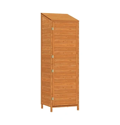 vidaXL Garden Shed 21.7"x20.5"x68.7" Solid Wood Fir