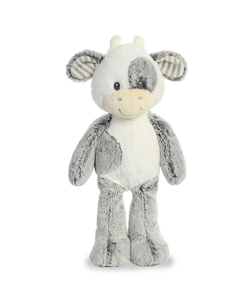 ebba Large Coby Cow Cuddlers Adorable Baby Plush Toy Gray 14"