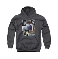 Harry Potter Boys Youth Trio Collage Pull Over Hoodie / Hooded Sweatshirt