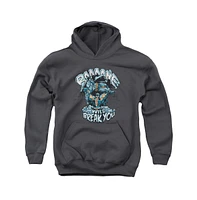 Batman Boys Youth Bane Will Break You Pull Over Hoodie / Hooded Sweatshirt