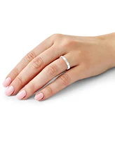 Flat Profile Comfort Fit Wedding Band 14k Gold