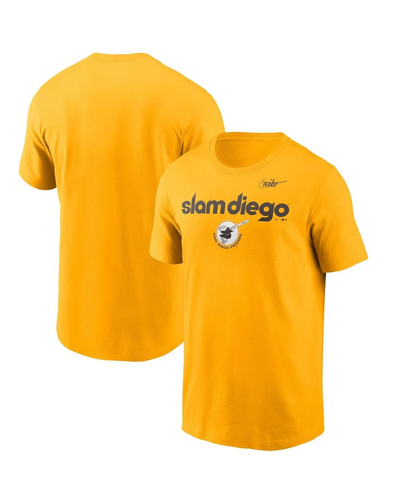 Nike Men's Gold San Diego Padres Slam Hometown T-Shirt