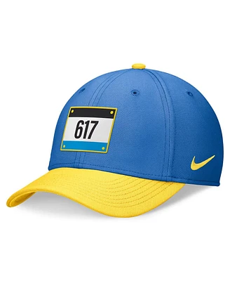Nike Men's Light Blue/Gold Boston Red Sox 2024 City Connect Swoosh Flex Hat