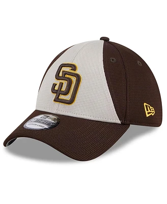 New Era Men's Brown San Diego Padres 2024 Batting Practice 39THIRTY Flex Hat