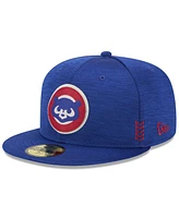 New Era Men's Royal Chicago Cubs 2024 Clubhouse 59FIFTY Fitted Hat