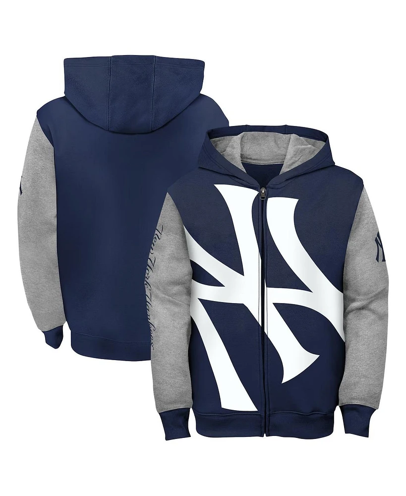 Outerstuff Toddler Navy New York Yankees Postcard Full-Zip Hoodie