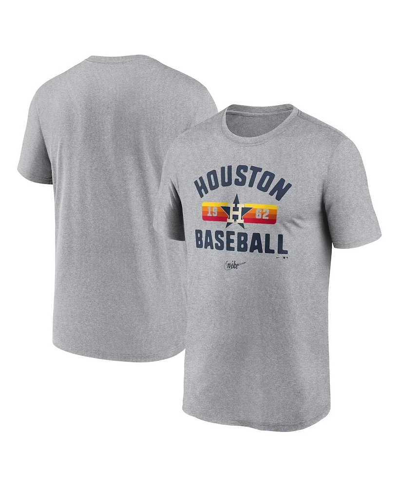 Nike Men's Heather Gray Houston Astros Legend T-Shirt