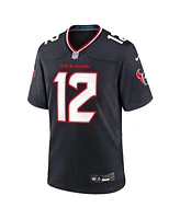 Nike Men's Nico Collins Navy Houston Texans Game Jersey