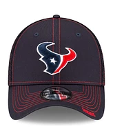 New Era Men's Navy Houston Texans Neo 39THIRTY Flex Hat