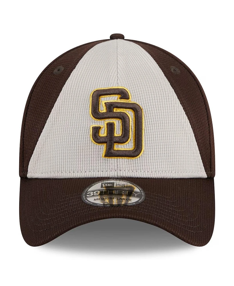 New Era Men's Brown San Diego Padres 2024 Batting Practice 39THIRTY Flex Hat