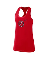 Nike Women's Red Georgia Bulldogs Modern Circle Racerback Tank Top