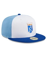 New Era Men's White Kansas City Royals 2024 Batting Practice 59FIFTY Fitted Hat