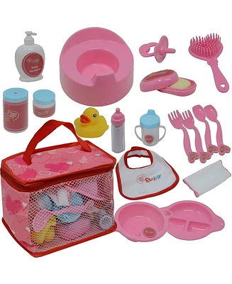 The New York Doll Collection Baby Doll Feeding & Caring Accessory Set