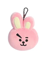 Aurora Mini Cooky Keychain BT21 Lovable Plush Toy Pink 4.5"